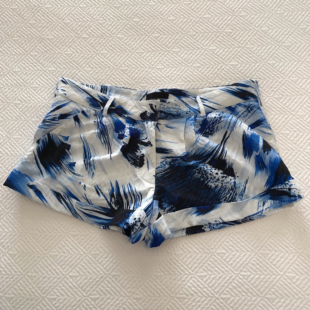 Abstract Print Shorts